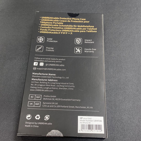 iPhone XR Clear Rose Gold Case NWT - Picture 12 of 13